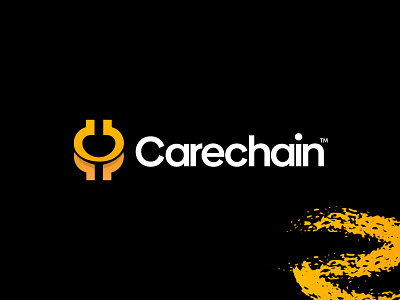 Crypto Logo | Blockchain Logo | Carechain Logo Mark bitcoin blockchain logo brand identity branding care code crypto cryptocurrency currency design ethereum fintech ico lab logo logo design logo designer modern logo software tech