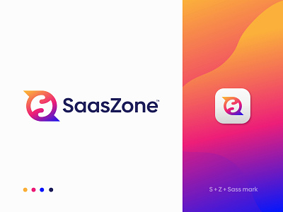 S + Z + Saas Logo mark blockchain brand identity branding coding design fintech icon logo logo design logo designer logo mark modern logo monogram s logo saas logo software logo sz logo tech logo vector z logo