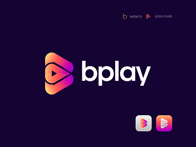 B + Play Logo Mark