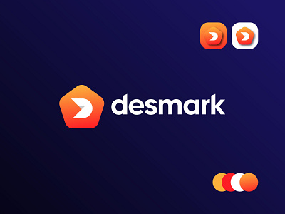 D App Logo Mark app icon app logo app logos blockchain brand identity branding d logo design gradient iconic identity logo logo design logo designer logo mark modern logo saas logo software logo startup tech logo