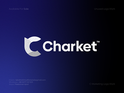 C Marketing Brand New Logo Mark for Sale