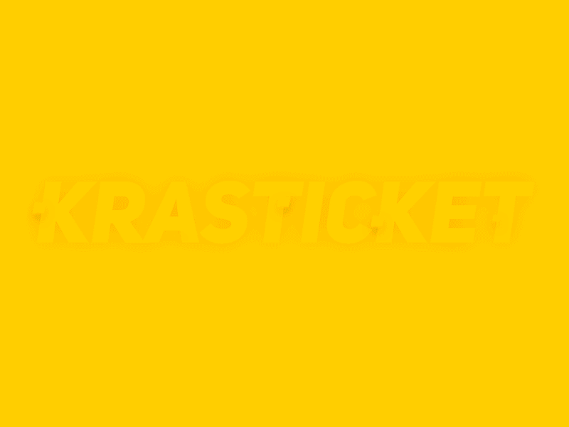 Animation for Krasticket website 👀 animation branding illustration logo typography web