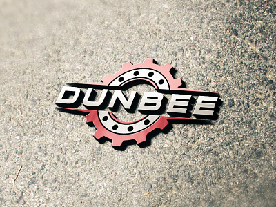 DUNBEE auto automotive brand design car creative design illustrator logo logo design mechanic milimalist modern services tool