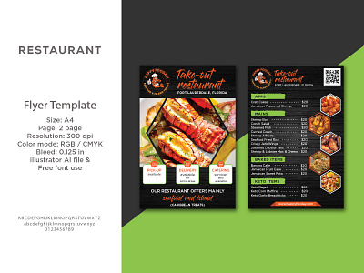 Seafood Flyer Design