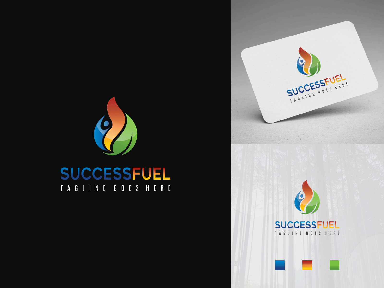 Corporate Logo Design - Flat Logo Design - Icon Design