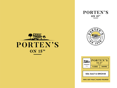 PORTEN'S on 15th candle logo soap soy wax