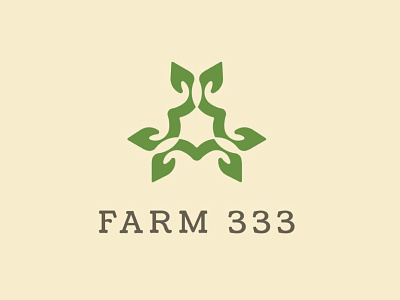 An organic and powerful logo for a marijuana farm