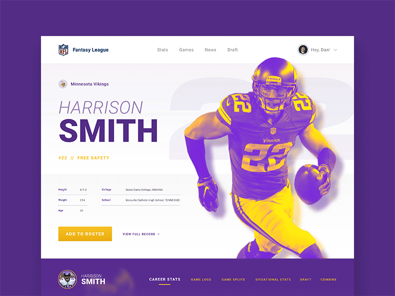 Minnesota Vikings designs, themes, templates and downloadable graphic  elements on Dribbble