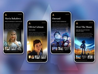 Oscars Redesign Concept awards design film film website iteration new oscars oscars redesign redesign ui ui design uiux ux ux design web web design website