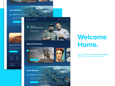 Stuff You Should Know  |  Homepage Redesign