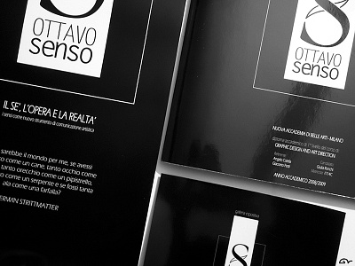 Ottavo senso art design editorial graphic logos typography