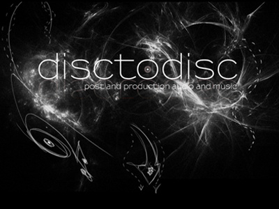 Disctodisc art audio brand creative graphic identity illustration logos music postproduction site