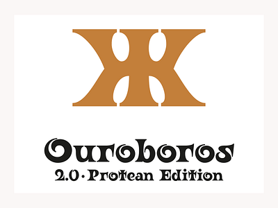 Ouroboros 2.0 alchemy art nouveau font free free font latin open source type design typeface typographie typography velvetyne