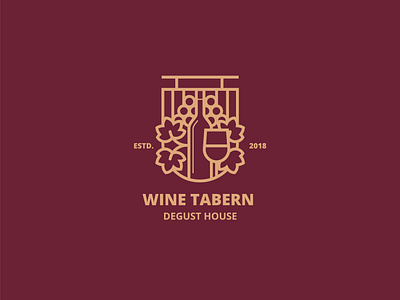 The Wines Tabern criação desenhando desenhar design de branding identidade identidadevisual logo logomaker logoprocesso logotipo tipografia