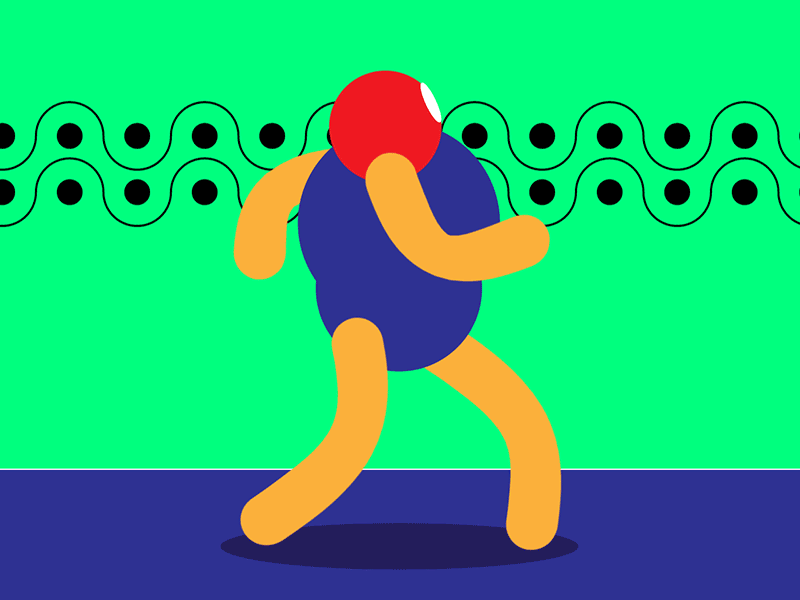 I'm Outta Here (Disco walk) 2d animation character design gif motion motion art shapes walk cycle walking