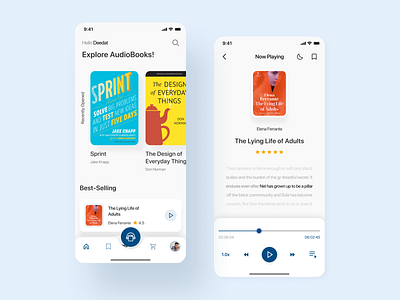 AudioBook App Concept