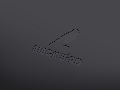 Black Bird bird branding graphism illustration logo design logodesign vector