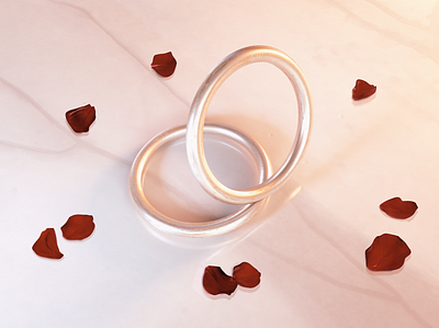Rings 3d cinema4d design graphic mariage product design ring wedding