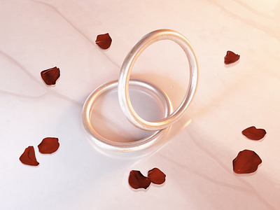 Rings 3d cinema4d design graphic mariage product design ring wedding