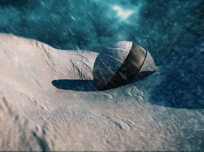 Genesis 3d adventure cinema4d design graphic mountain snow space spaceship storm