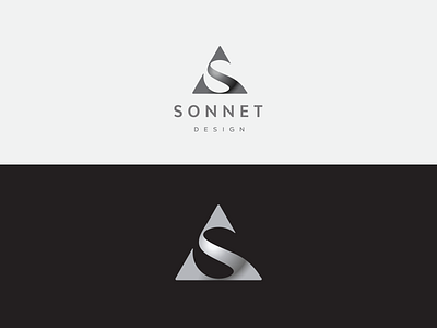 Logo Design for SONNET 3d brand identity design logo minimal monogram vector