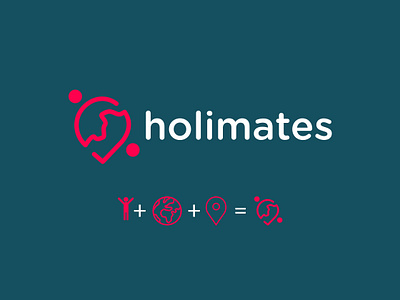 Holimates Logo I Branding blue branding branding design colour colours design graphic graphic art graphicdesign icon logo logodesign logodesigner logodesigns ocean oceanblue pink typography typographyart vector