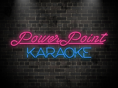 PowePoint Karaoke Logo design