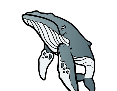 Whale of a Time animal animal art animal illustration branding cartoon design digital art drawing illustration illustration art director design vector whale