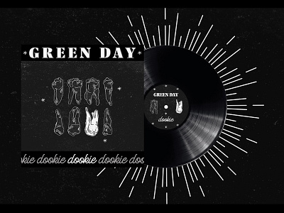 Cover // vinyl record adobe photoshop black cd covers covers design green day illustration illustration digital vinyl vinyl cover vinyl covers