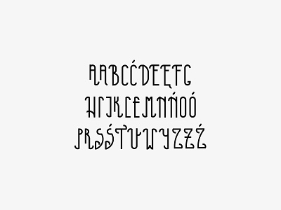 Amaigri // font black design font letters typo typo design