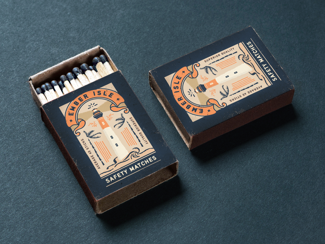 Ember Isle Matchbox by Spoon & Spear on Dribbble