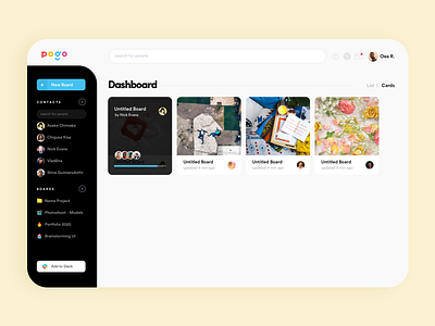 Dashboard app cards clean dashboard design flat layout minimal ui ux web