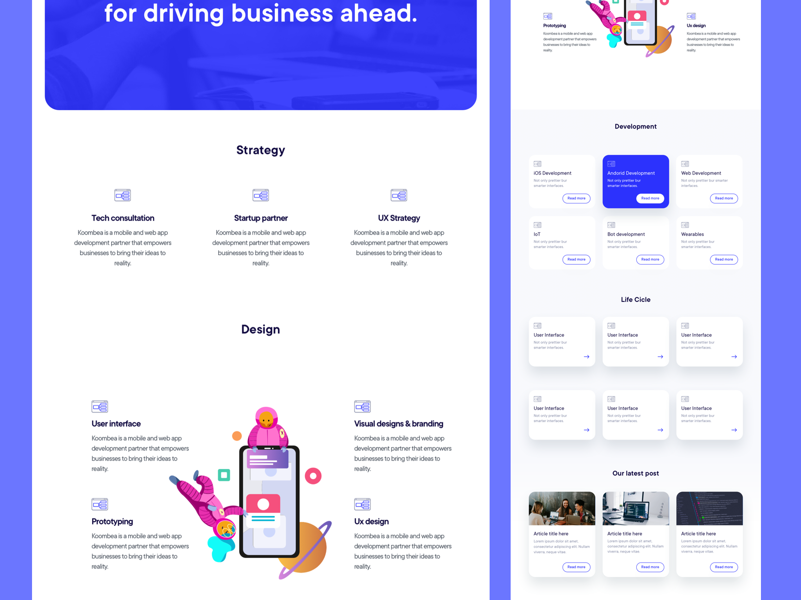 Landing Ui By Hey James! On Dribbble