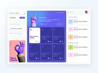 Task Manager | Dashboard app cards clean dashboard design flat layout management minimal task management ui ux web