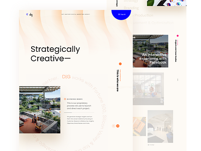 Agency agency agency landing page clean creative creative design design figma flat landing layout minimal ui ux web