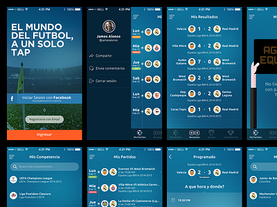 Next Matches app flat ios match matches soccer sports team timeline ui userexperience ux