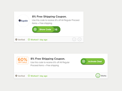 Shipping Coupon card clean code coupon deal flat promo shipping ticket ui ux