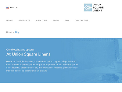 Blog blog blogpost clean flat layout linens minimal minimalist page ui ux web