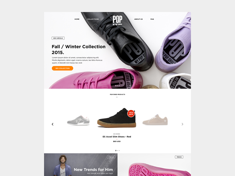 pop shoes website