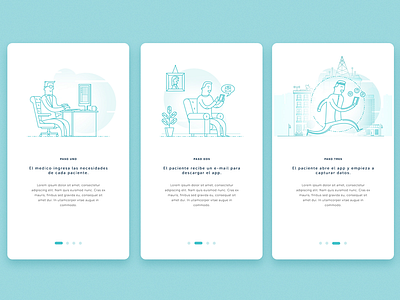 Onboarding [Medical] app body doctor health ios medical mind onboarding patient step ui ux