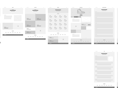 Wireframes [UX] by Hey James! on Dribbble