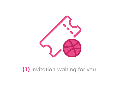 1 Dribbble Invitation