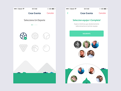 Create Event app card clean create event flat ios ios10 map mapbox ui ux