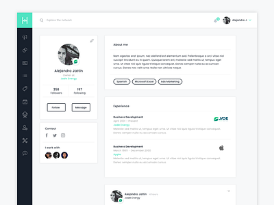 Profile Page