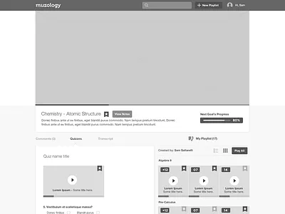 Wireframing [UX] mockup quizzes user experience ux video wireframes wireframing