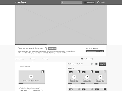 Wireframing [UX] mockup quizzes user experience ux video wireframes wireframing