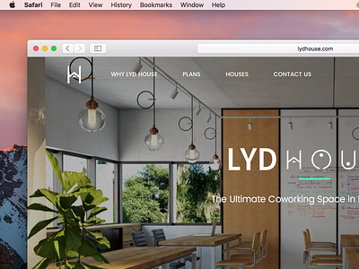 Co Working clean co working flat house layout ui ux web workspace