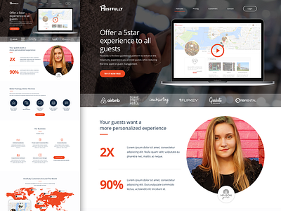 Homepage clean gradient landing layout single page ui ui design ux ux design web