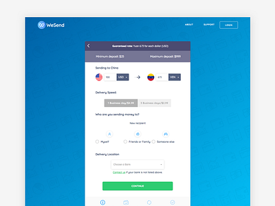 Sending Money bitcoin clean flat layout minimal money transactions transfer ui ux web