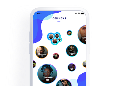 Activity Feed app feed futurism iphone x network social ui ux weed